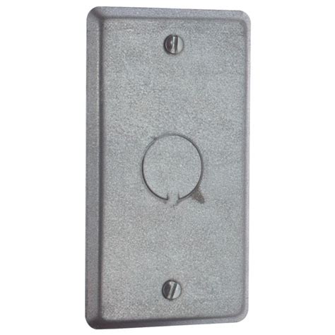 electrical box cover 1 2 inch single|1900 electrical box blank cover.